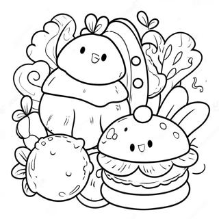 Fair Food Coloring Page 57703-46299