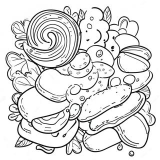 Fair Food Coloring Page 57703-46300