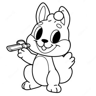 Shadow Bonnie Coloring Pages