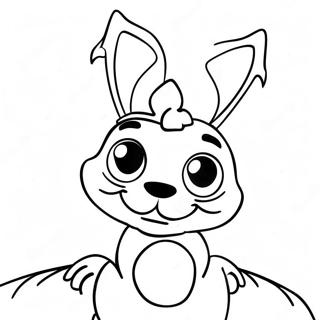 Creepy Shadow Bonnie In The Dark Coloring Page 57714-46313