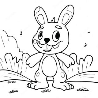 Creepy Shadow Bonnie In The Dark Coloring Page 57714-46314