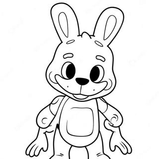 Creepy Shadow Bonnie In The Dark Coloring Page 57714-46316