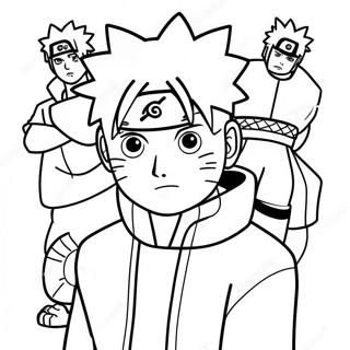 Naruto Among Us Coloring Pages