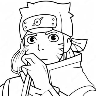 Naruto Among Us Crew Member Coloring Page 57744-46348