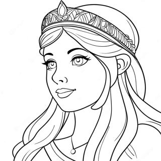 Aria Coloring Pages