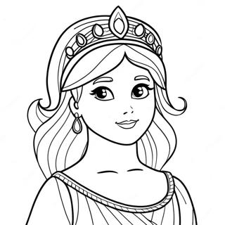 Aria Princess Coloring Page 57753-46335