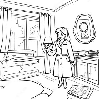 Ginger Foutley In Her Room Coloring Page 57764-46352