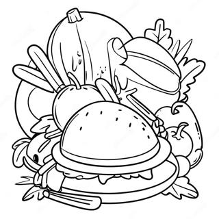 Religious Children S Church Thanksgiving Coloring Page 5776-4719