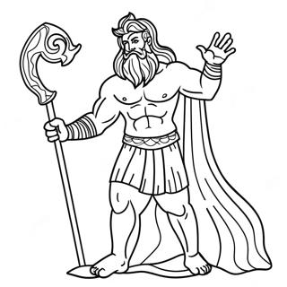 Poseidon Coloring Page 57793-46369