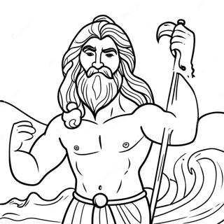 Poseidon Coloring Page 57793-46372