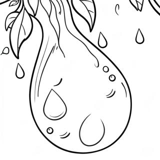 Rain Drop Coloring Page 57803-46379