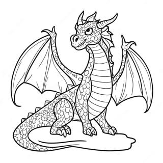 Death Song Dragon Coloring Pages