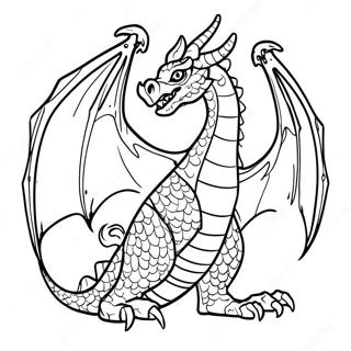 Death Song Dragon Coloring Page 57843-46406