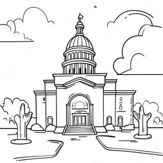 Famous Texas Landmarks Coloring Page 57864-46438