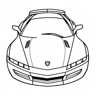 Acura Sports Car Coloring Page 57874-46433