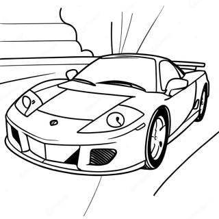 Acura Sports Car Coloring Page 57874-46435