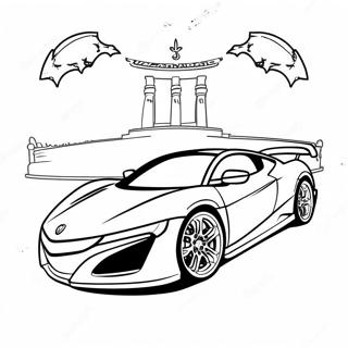 Acura Sports Car Coloring Page 57874-46436