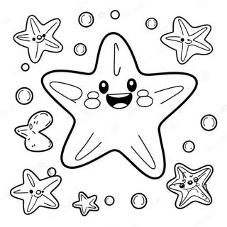 Starfish Coloring Pages