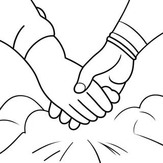 Cute Bf Holding Hands Coloring Page 57894-46456