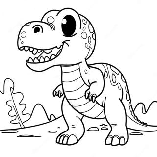 Carnivore Dinosaur Roaring Coloring Page 57933-46483