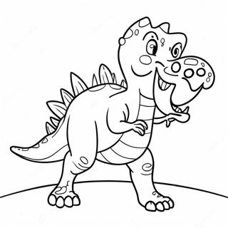 Carnivore Dinosaur Roaring Coloring Page 57933-46484