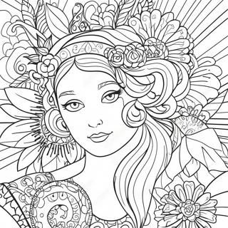 Explicit Coloring Page For Adults 57953-46499