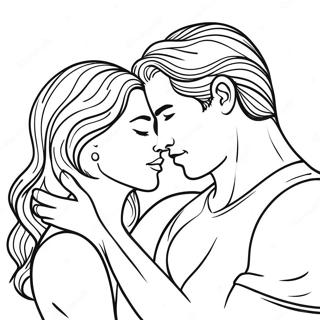 Sensual Couples Coloring Page 57954-46501