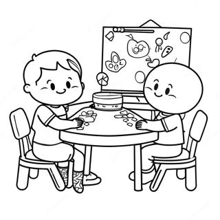 Kindergarten Coloring Pages