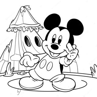 Mickey Mouse Playhouse Adventure Coloring Page 57994-46533