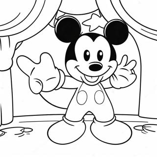 Mickey Mouse Playhouse Adventure Coloring Page 57994-46536