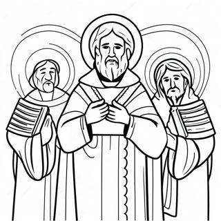 Beautiful Apostles Creed Illustration Coloring Page 58004-46543