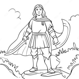 Brave Disciple Coloring Page 58014-46557