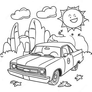 National Night Out Coloring Page 58023-46550