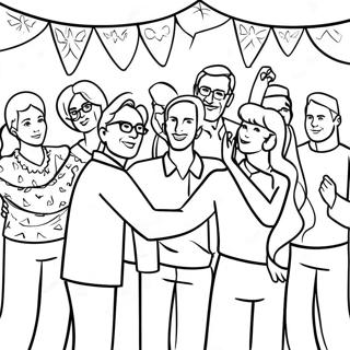 Community Celebration Coloring Page 58024-46554