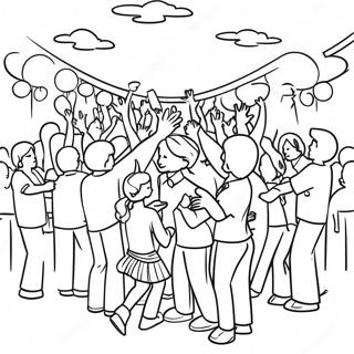 Community Celebration Coloring Page 58024-46555