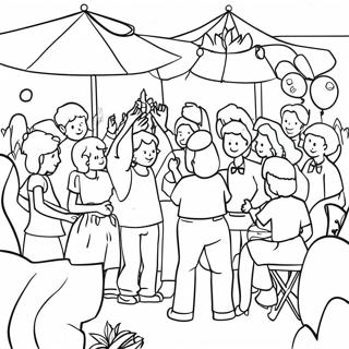 Community Celebration Coloring Page 58024-46556