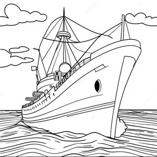 Edmund Fitzgerald Ship Coloring Page 58043-46569