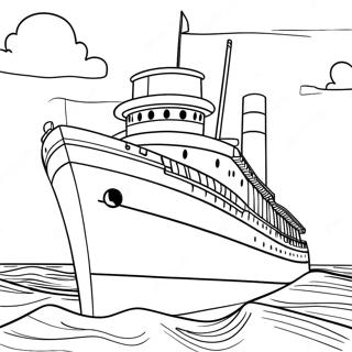 Edmund Fitzgerald Ship Coloring Page 58043-46570