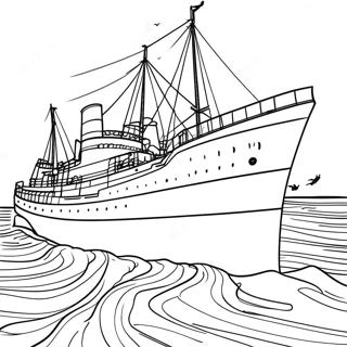 Edmund Fitzgerald Ship Coloring Page 58043-46572