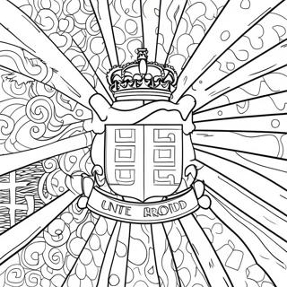 United Kingdom Flag Coloring Page 58053-46583