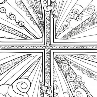 Union Jack Flag Coloring Page 58054-46578