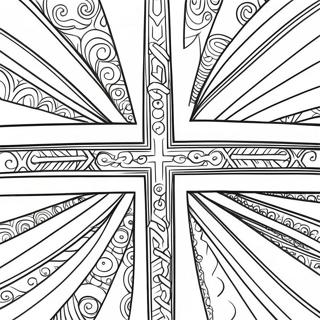 Union Jack Flag Coloring Page 58054-46580