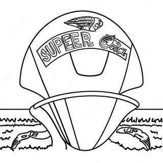 Super Bowl 2024 Coloring Pages