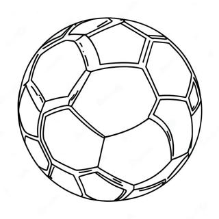 Colorful Soccer Ball Coloring Page 58073-46598