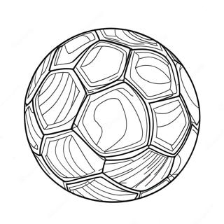 Colorful Soccer Ball Coloring Page 58073-46600