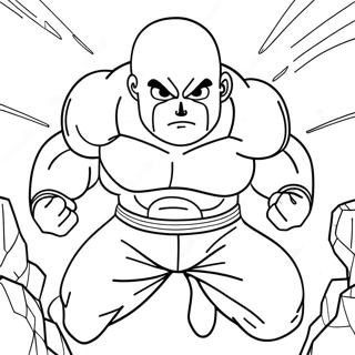 Jiren In Battle Coloring Page 58104-46623