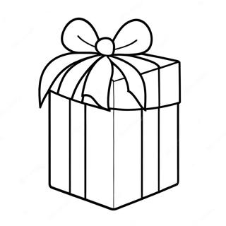 Gift Box Coloring Pages