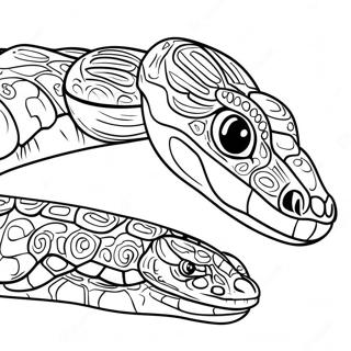 Boa Constrictor Coloring Pages