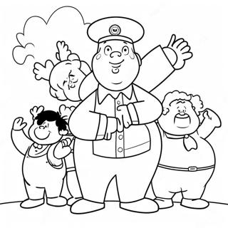 Fat Albert And Friends Coloring Page 58154-46661