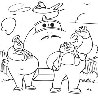 Fat Albert And Friends Coloring Page 58154-46662